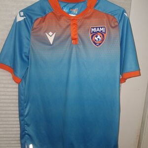 Miami FC Men's Blue and Orange Soccer Jersey